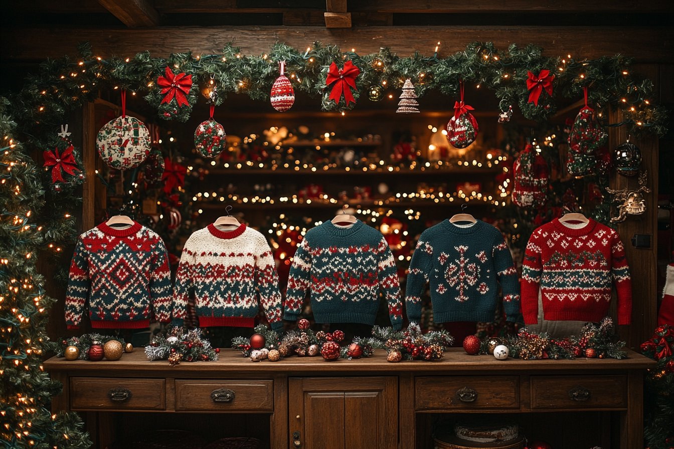 À chaque déco son pull de Noël : choisissez les motifs pour une maison en fête